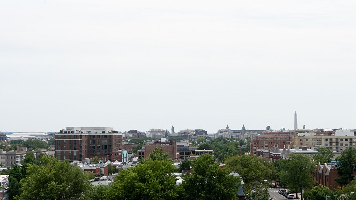View from rooftop of DC, different zoning regulations and codes likely apply