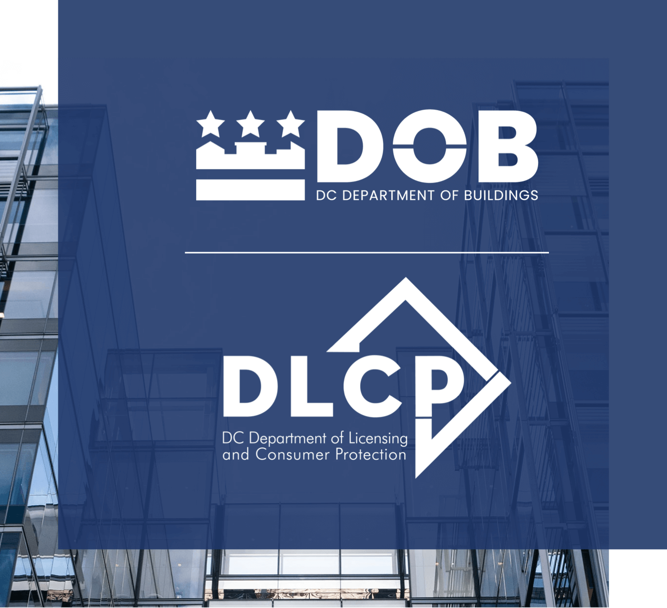 Logos for DOB and DLCP
