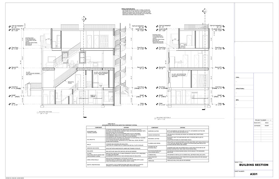 Building Footprint- Building Sections Example