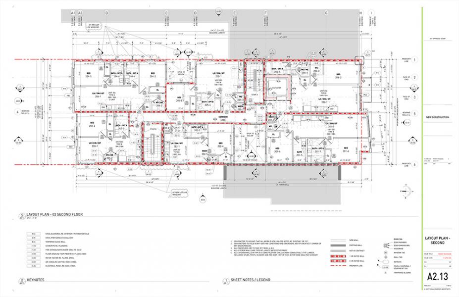 Building Footprint- Building Plan with IZ