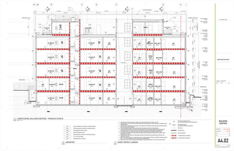 Building Footprint- Building Section